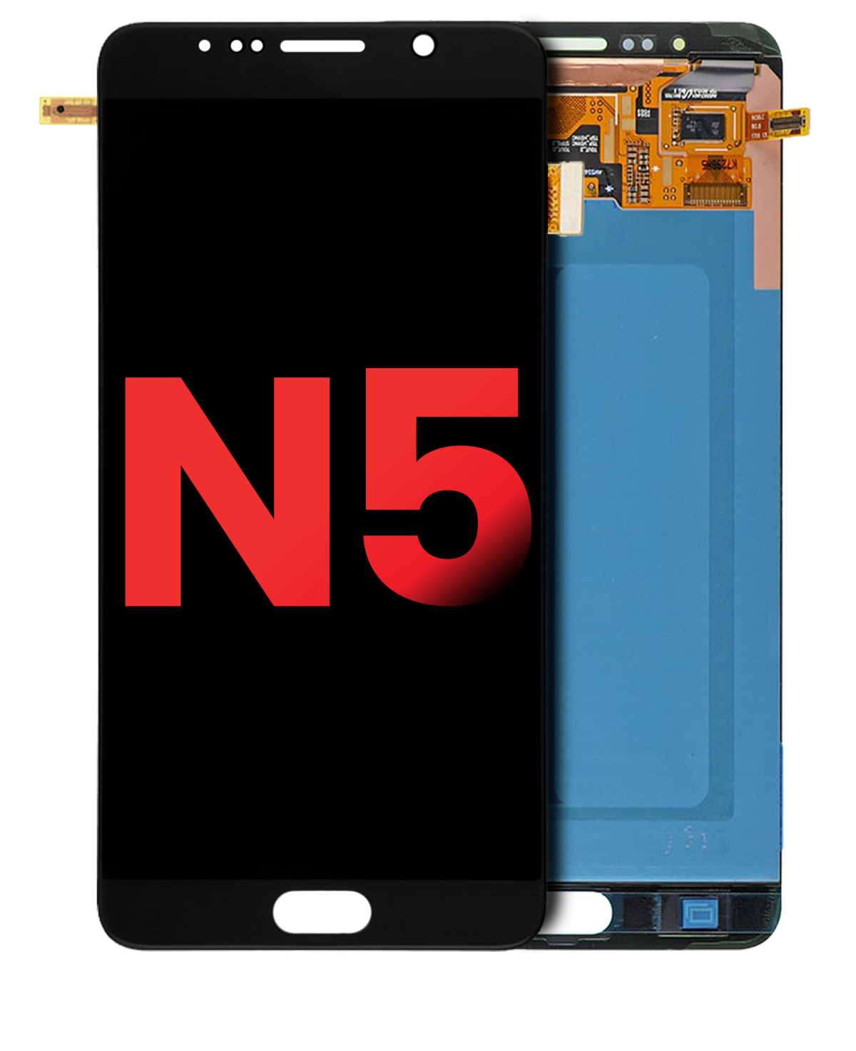 Samsung Galaxy Note 5 Çerçevesiz ekran Orijinal Ekranı  (Aftermarket Plus) (Siyah Safir) - Görsel 3