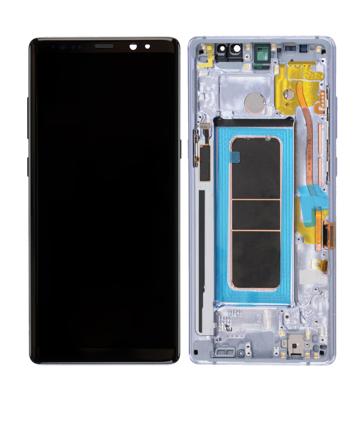 Samsung Galaxy Note 8 (Aftermarket Plus) (Orkide Grisi) İçin Çerçeveli ekran Orijinal Ekranı - Görsel 4