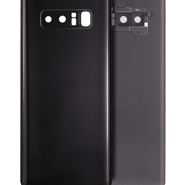 Samsung Galaxy Note 8 Arka Kapak Camı Kamera Lensli (Gece ​​Yarısı Siyahı)
