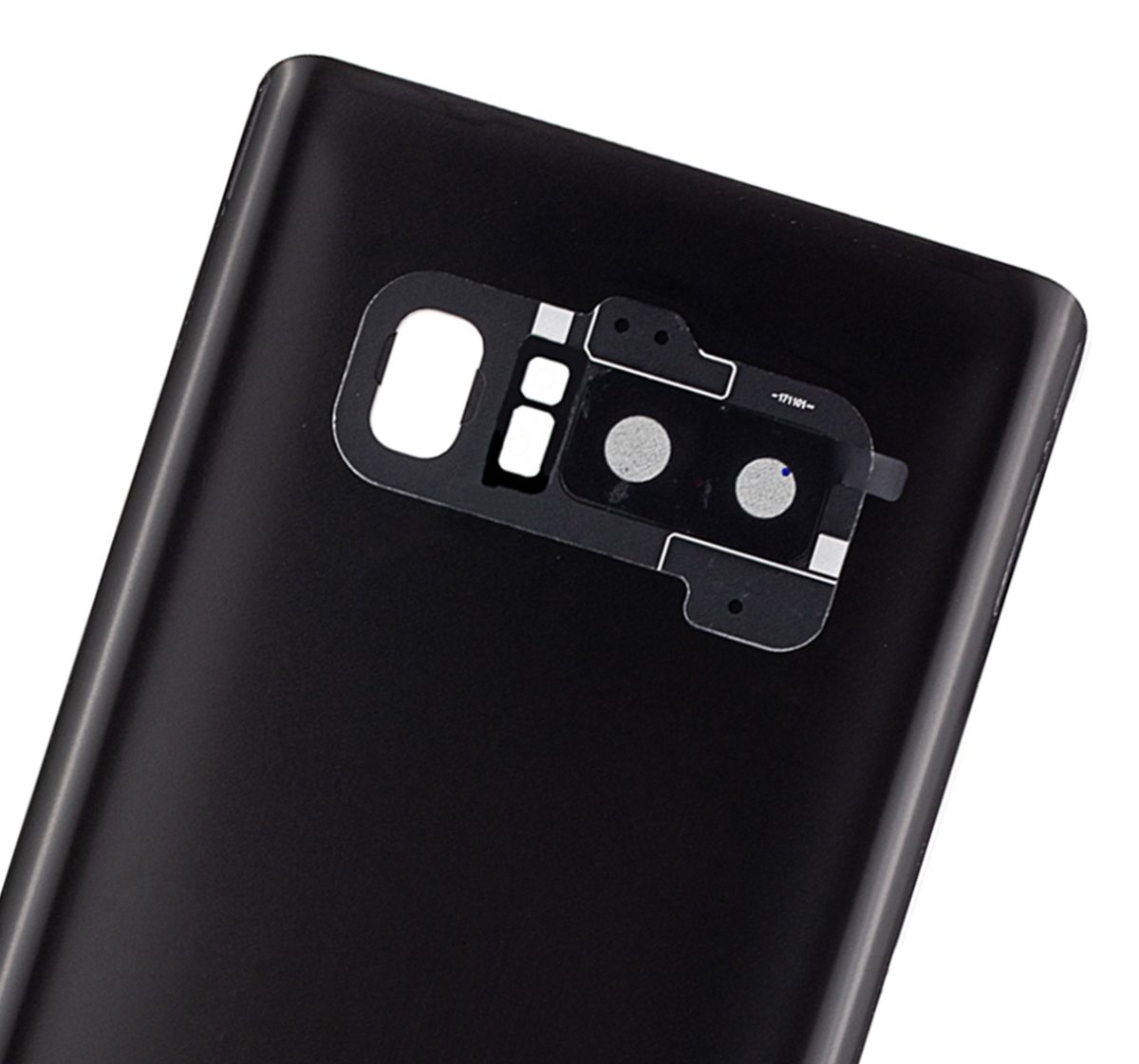 Samsung Galaxy Note 8 Arka Kapak Camı Kamera Lensli (Orkide Grisi) - Görsel 2