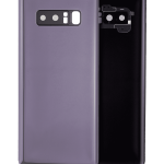 Samsung Galaxy Note 8 Arka Kapak Camı Kamera Lensli (Orkide Grisi)