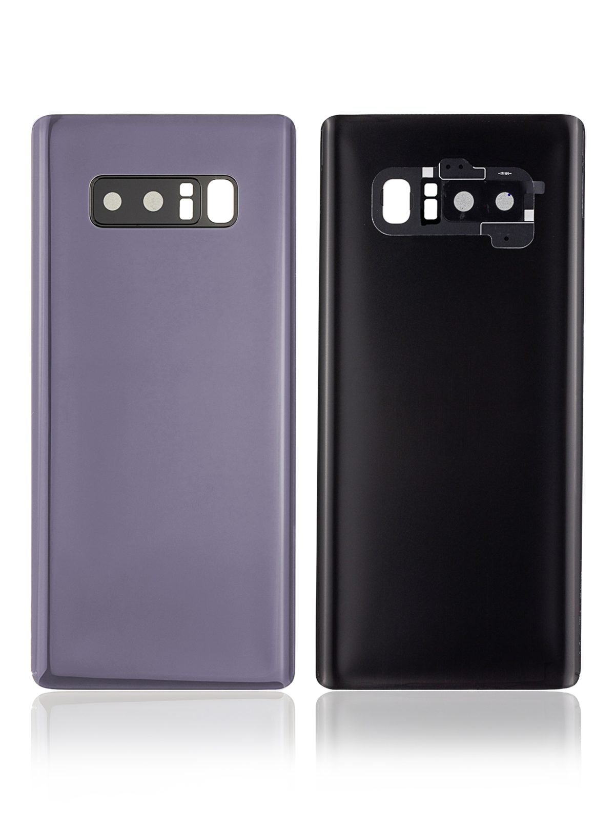 Samsung Galaxy Note 8 Arka Kapak Camı Kamera Lensli (Orkide Grisi) - Görsel 6