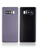 Samsung Galaxy Note 8 Arka Kapak Camı Kamera Lensli (Orkide Grisi) - Görsel 6