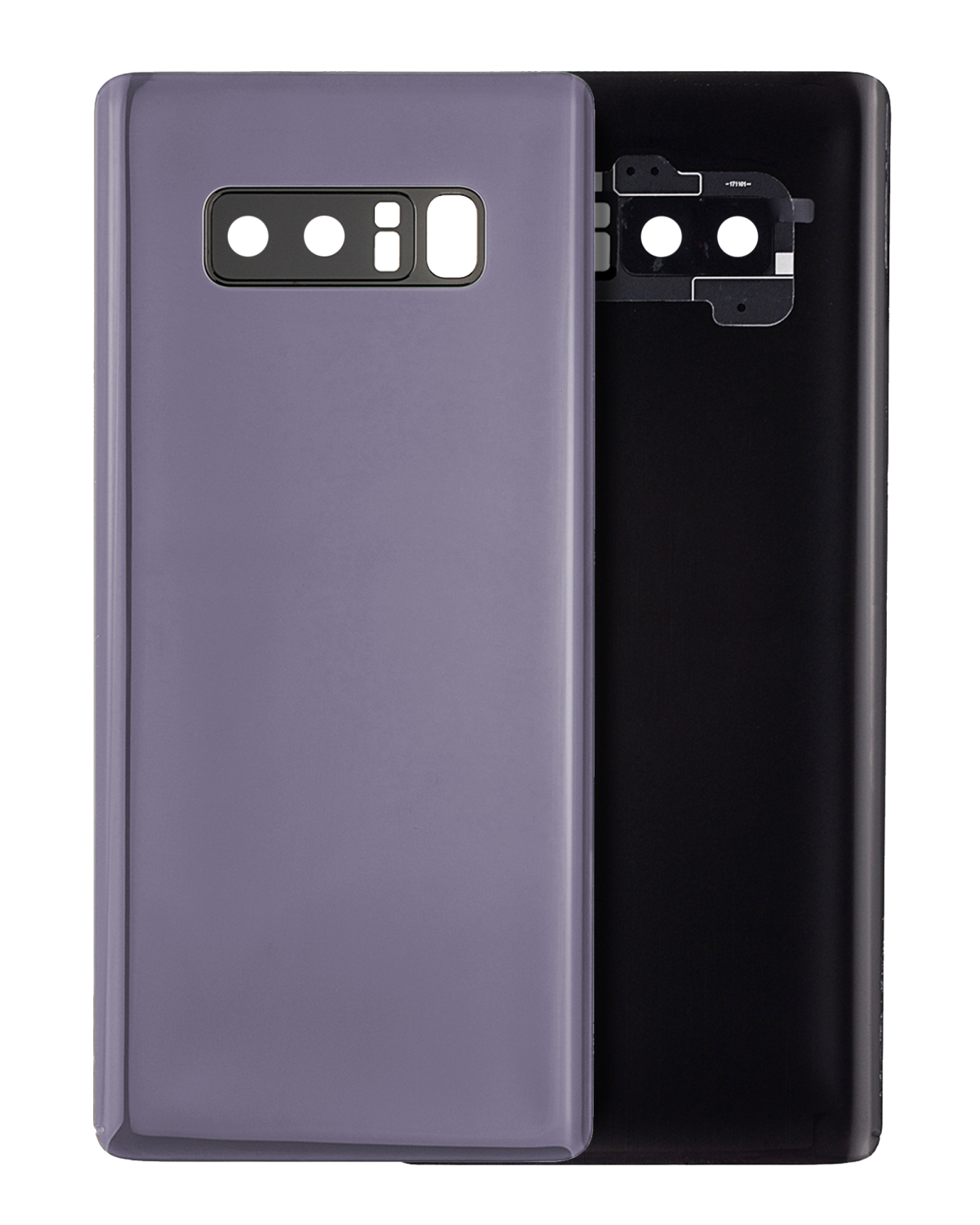 Samsung Galaxy Note 8 Arka Kapak Camı Kamera Lensli(Service Pack) (Orkide Grisi)