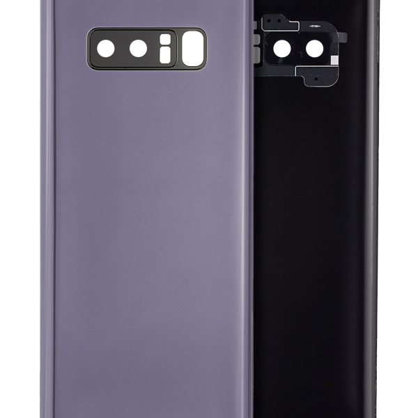 Samsung Galaxy Note 8 Arka Kapak Camı Kamera Lensli(Service Pack) (Orkide Grisi)
