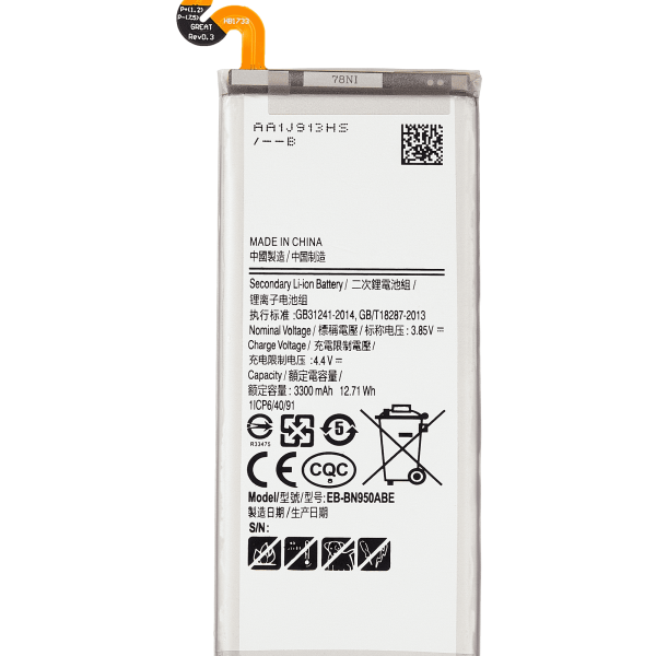 Samsung Galaxy Note 8 İle Uyumlu Batarya Pil Batarya Pil