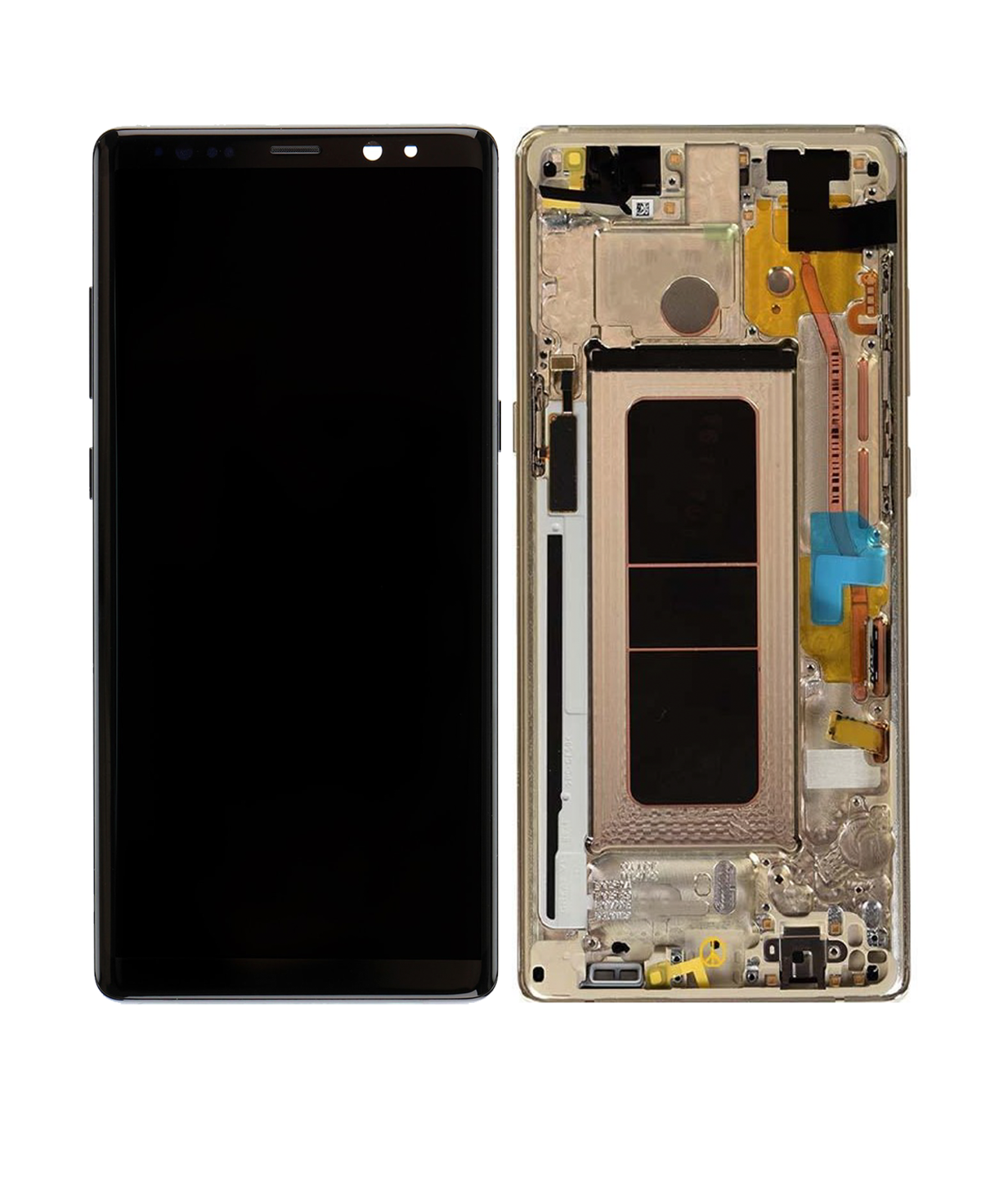 Samsung Galaxy Note 8 İle Uyumlu Çerçeveli ekran OLED Ekranı (Aftermarket Plus) (Akçaağaç Altını) İçin Çerçeveli ekran Orijinal Ekranı - Görsel 3