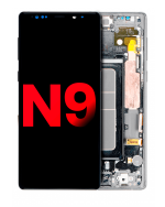 Samsung Galaxy Note 8 İle Uyumlu Çerçeveli ekran OLED Ekranı (Aftermarket Plus) (Bulut Gümüşü) İçin Çerçeveli ekran Orijinal Ekranı