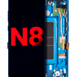 Samsung Galaxy Note 8 İle Uyumlu Çerçeveli ekran OLED Ekranı (Aftermarket Plus) (Derin Deniz Mavisi) İçin Çerçeveli ekran Orijinal Ekranı