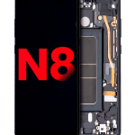 Samsung Galaxy Note 8 İle Uyumlu Çerçeveli ekran OLED Ekranı (Aftermarket Plus) (Gece ​​Yarısı Siyahı)