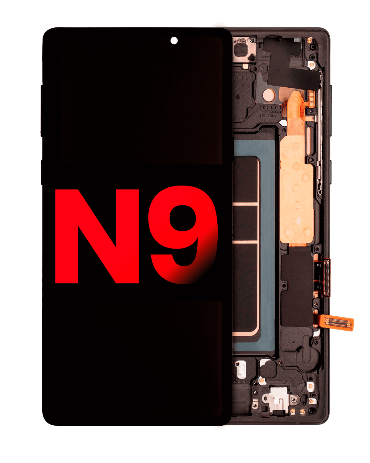 Samsung Galaxy Note 8 İle Uyumlu Çerçeveli ekran OLED Ekranı (Aftermarket Plus) (Gece ​​Yarısı Siyahı) İçin Çerçeveli ekran Orijinal Ekranı
