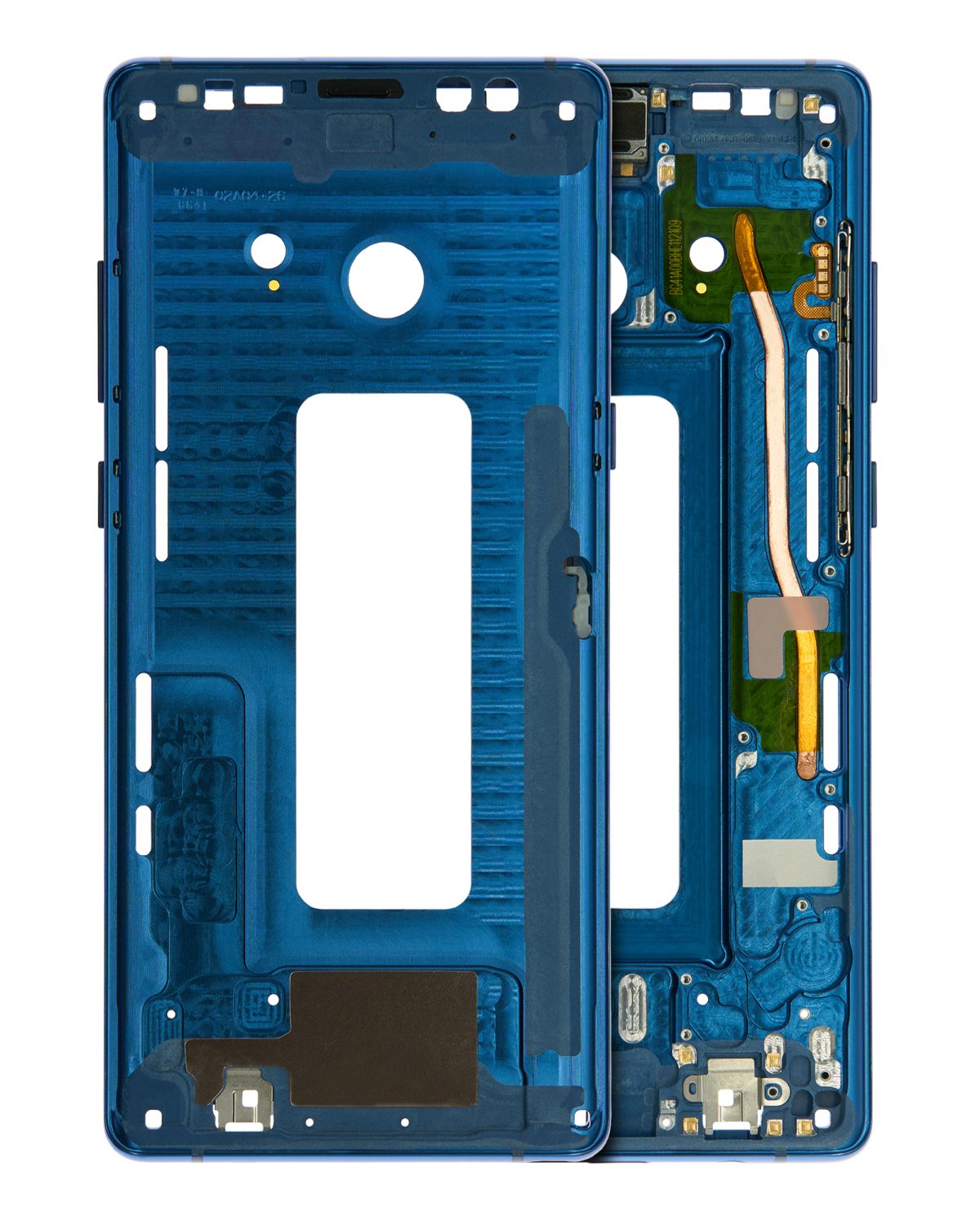 Samsung Galaxy Note 8 İle Uyumlu Orta Çerçeve Muhafaza (Küçük Parçalarla) (Derin Deniz Mavisi)