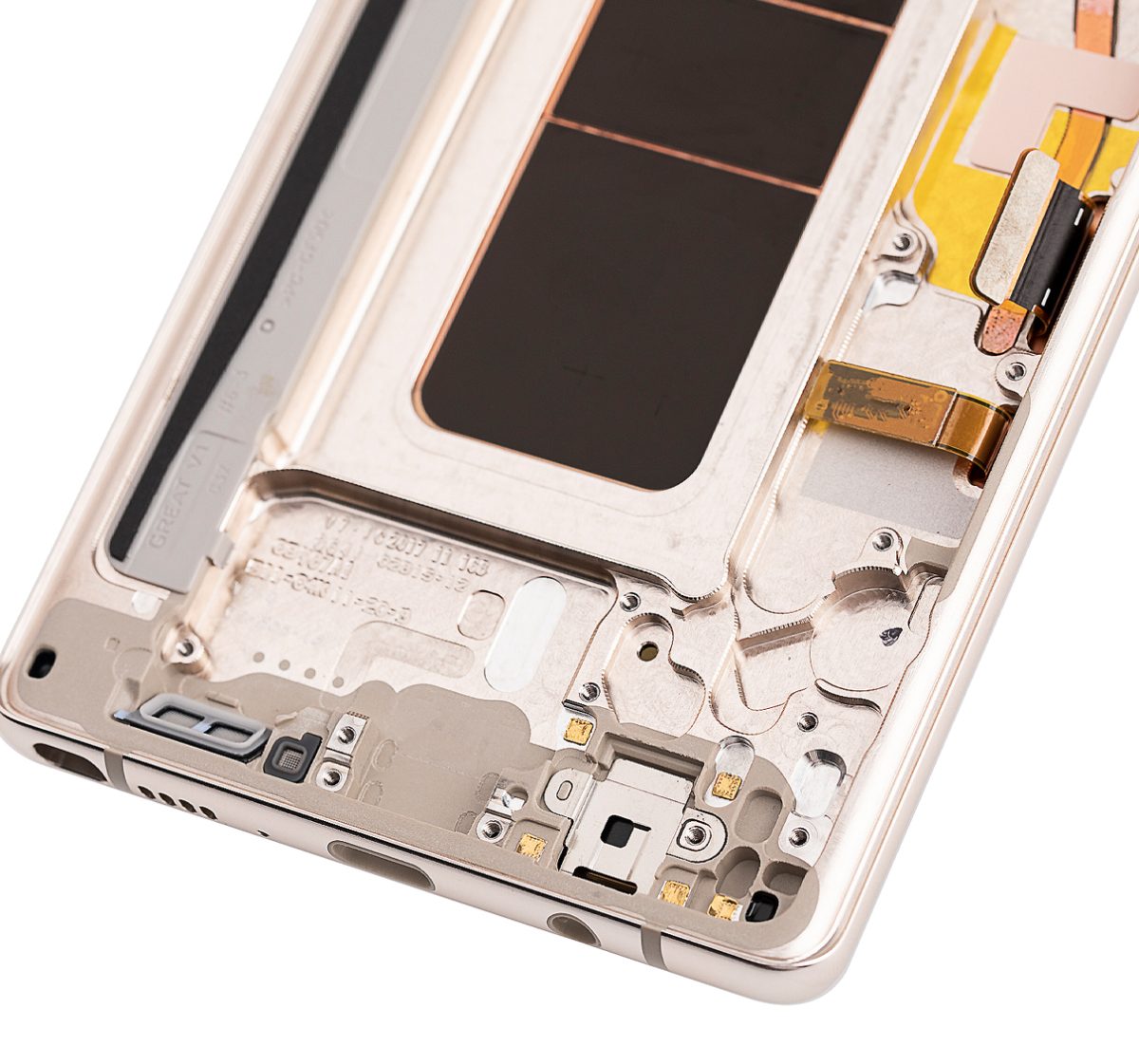 Samsung Galaxy Note 8 Orijinal (Akçaağaç Altını) İçin Çerçeveli ekran Orijinal Ekranı - Görsel 2