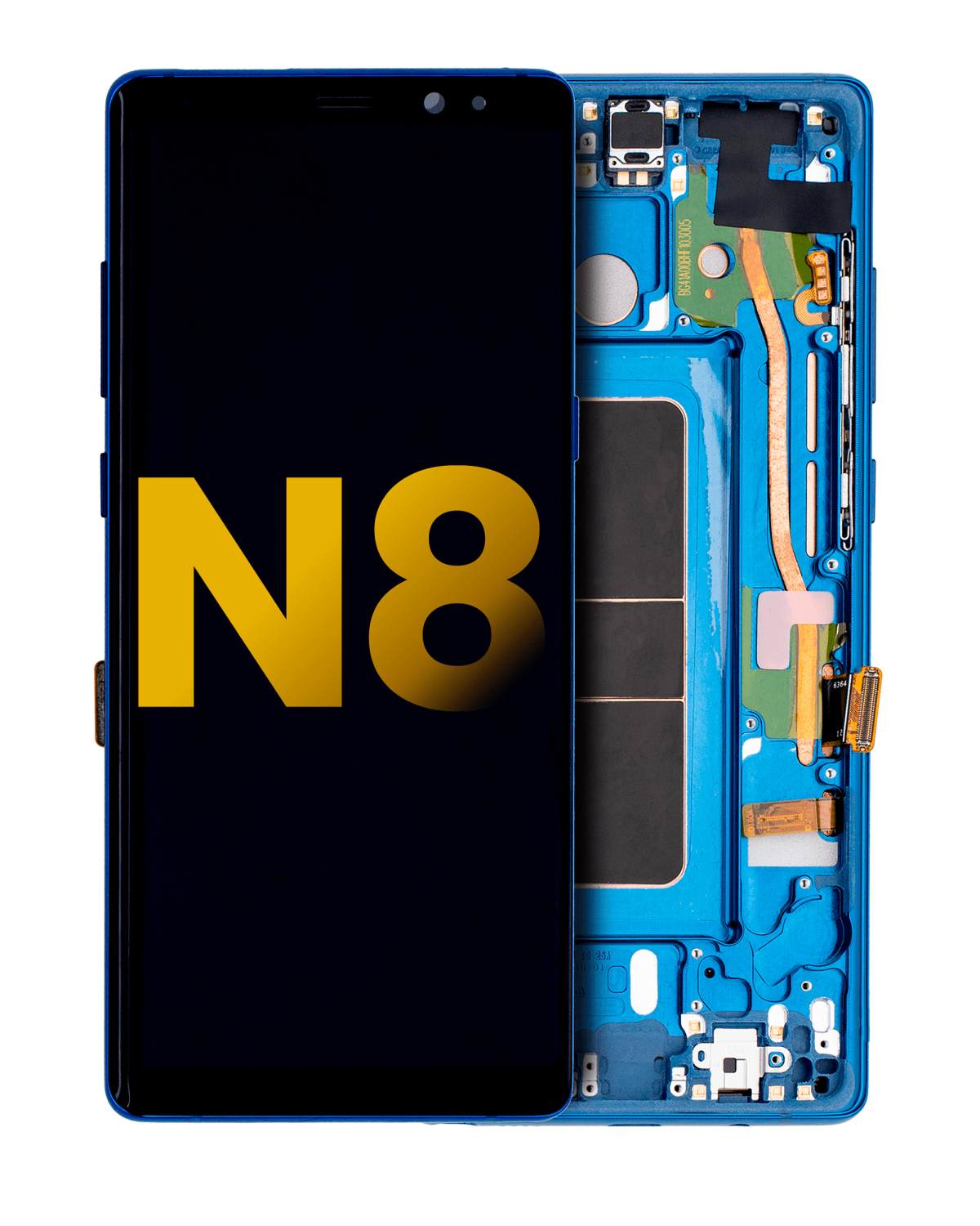 Samsung Galaxy Note 8 Orijinal (Derin Deniz Mavisi) İçin Çerçeveli ekran Orijinal Ekranı