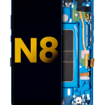 Samsung Galaxy Note 8 Orijinal (Derin Deniz Mavisi) İçin Çerçeveli ekran Orijinal Ekranı