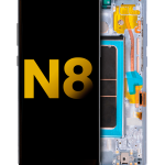 Samsung Galaxy Note 8 Orijinal (Orkide Grisi) İçin Çerçeveli ekran Orijinal Ekranı Uyumlu