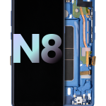 Samsung Galaxy Note 8 (Service Pack) (Mavi) İçin Çerçeveli ekran Orijinal Ekranı
