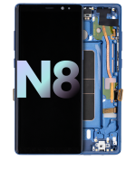 Samsung Galaxy Note 8 (Service Pack) (Mavi) İçin Çerçeveli ekran Orijinal Ekranı
