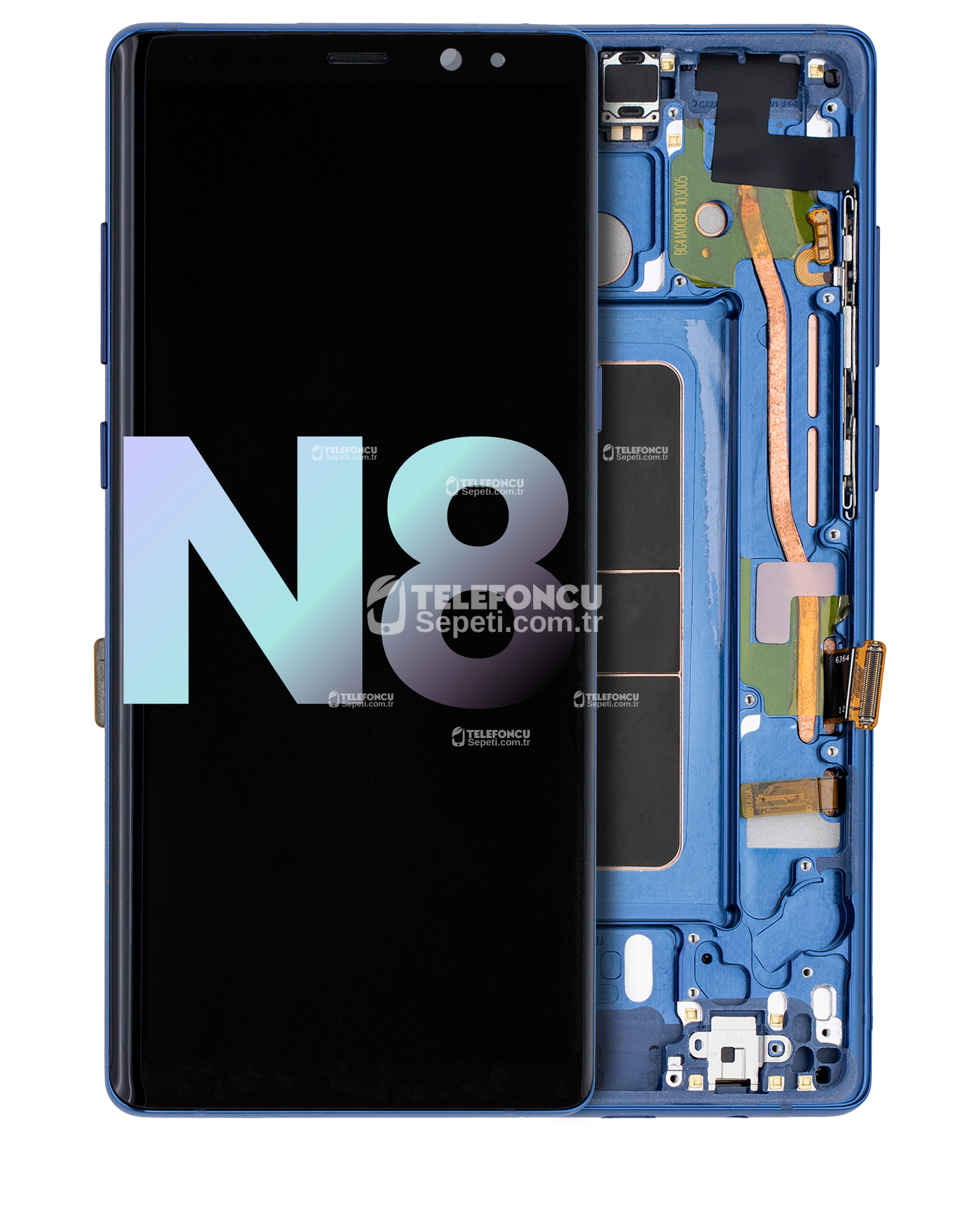 Samsung Galaxy Note 8 (Service Pack) (Mavi) İçin Çerçeveli ekran Orijinal Ekranı Samsung Galaxy Note 8 (Service Pack) (Mavi) İçin Çerçeveli ekran Orijinal Ekranı