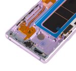 Samsung Galaxy Note 8 (Service Pack) (Orkide Grisi) İle Uyumlu Çerçeveli ekran Orijinal Ekranı - Görsel 3