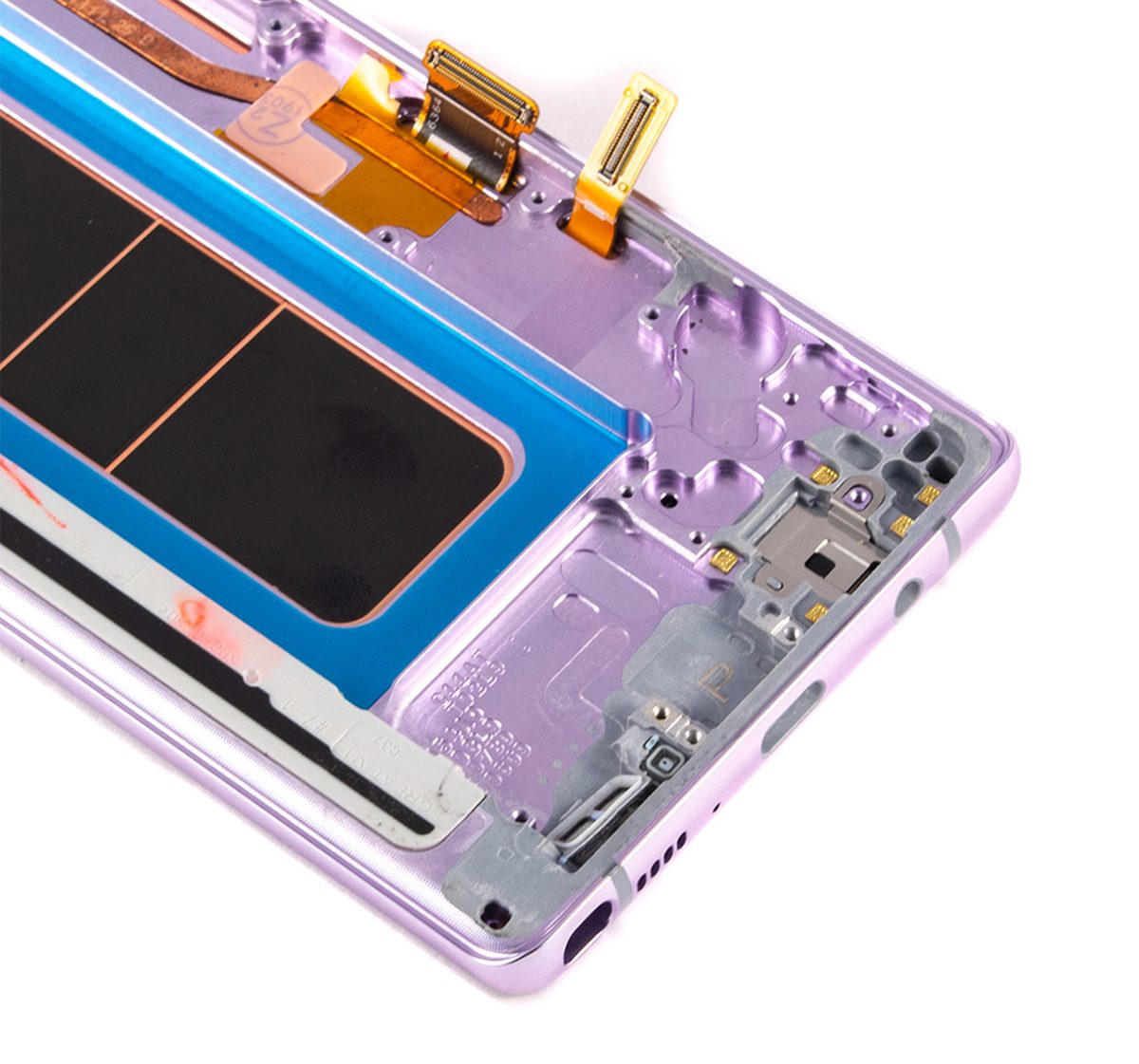 Samsung Galaxy Note 8 (Service Pack) (Orkide Grisi) İle Uyumlu Çerçeveli ekran Orijinal Ekranı - Görsel 4