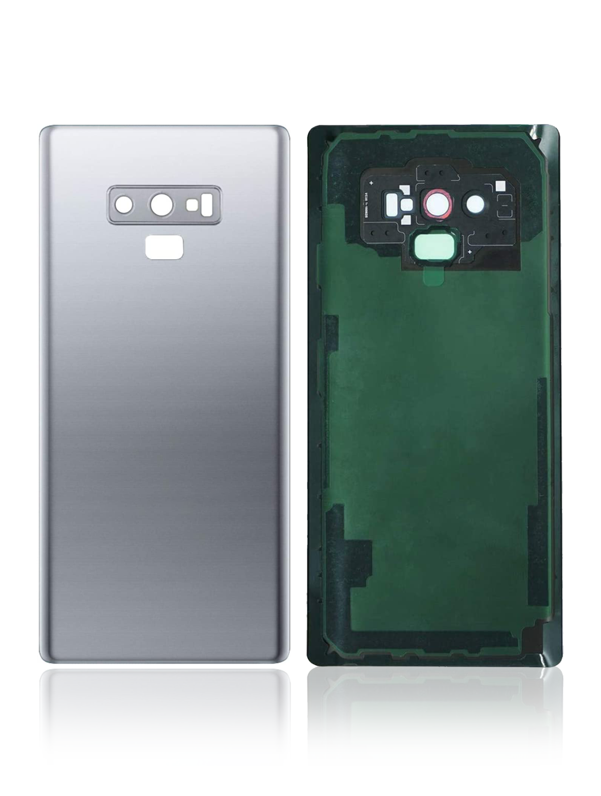 Samsung Galaxy Note 9 Arka Kapak Camı Kamera Lensli (Bulut Gümüşü) - Görsel 2
