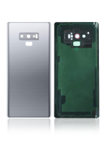 Samsung Galaxy Note 9 Arka Kapak Camı Kamera Lensli (Bulut Gümüşü) - Görsel 2