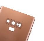Samsung Galaxy Note 9 Arka Kapak Camı Kamera Lensli  (Metalik Bakır) - Görsel 4