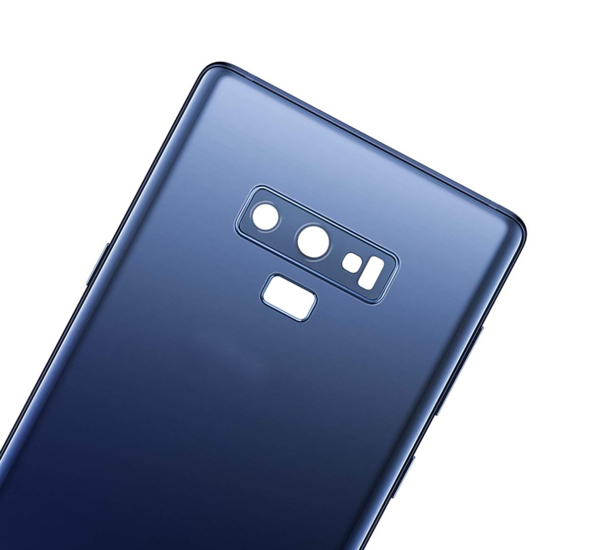 Samsung Galaxy Note 9 Arka Kapak Camı Kamera Lensli (Okyanus Mavisi) - Görsel 4