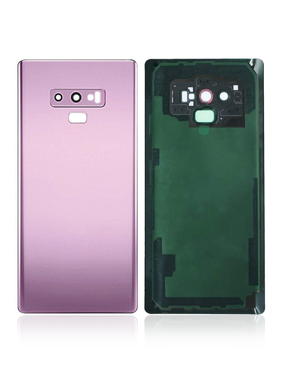 Samsung Galaxy Note 9 Arka Kapak Camı Kamera Lensli(Service Pack) (Lavanta Moru) - Görsel 2