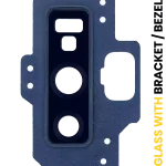 Samsung Galaxy Note 9 (Okyanus Mavisi) İçin Braketli / Çerçeveli ekran Arka Kamera Lensi