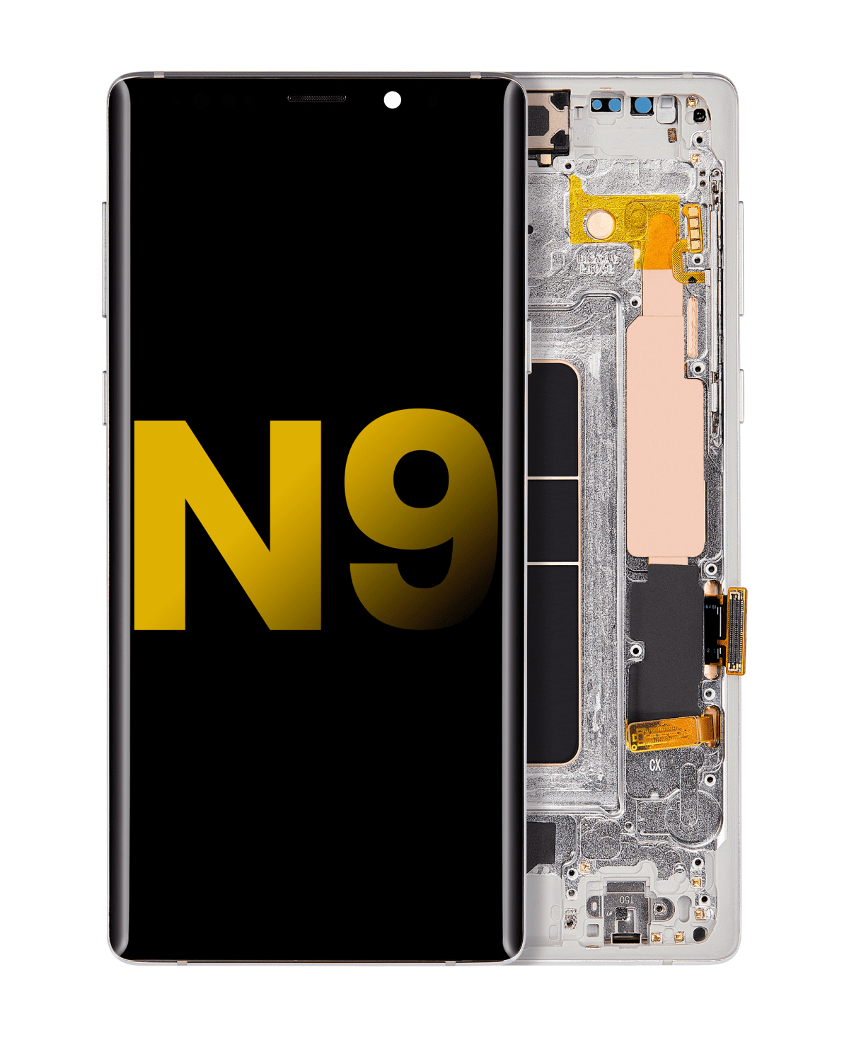 Samsung Galaxy Note 9 Orijinal (Alp Beyazı) İçin Çerçeveli ekran Orijinal Ekranı