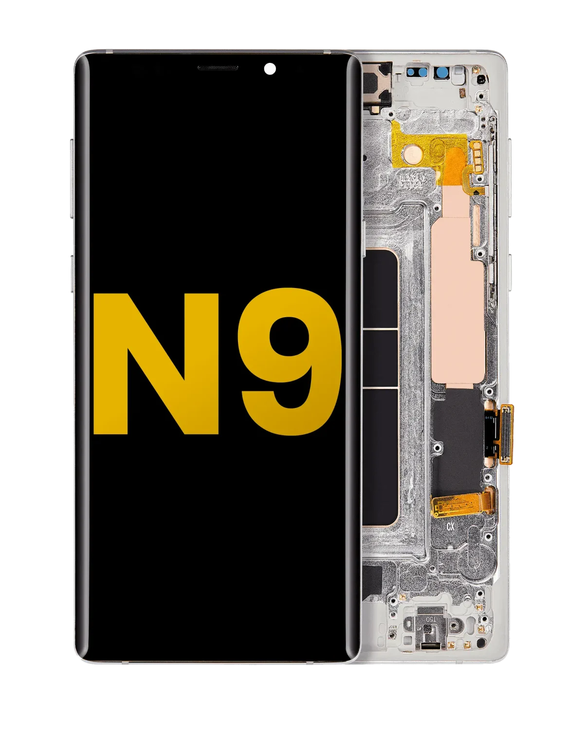 Samsung Galaxy Note 9 Orijinal (Bulut Gümüşü) İçin Çerçeveli ekran Orijinal Ekranı