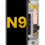 Samsung Galaxy Note 9 Orijinal (Bulut Gümüşü) İçin Çerçeveli ekran Orijinal Ekranı