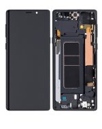Samsung Galaxy Note 9 Orijinal (Gece ​​Yarısı Siyahı) İçin Çerçeveli ekran Orijinal Ekranı - Görsel 2