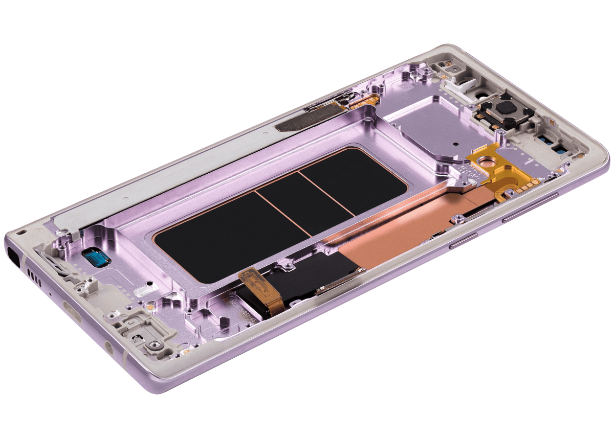 Samsung Galaxy Note 9 Orijinal (Lavanta Moru) İçin Çerçeveli ekran Orijinal Ekranı - Görsel 6