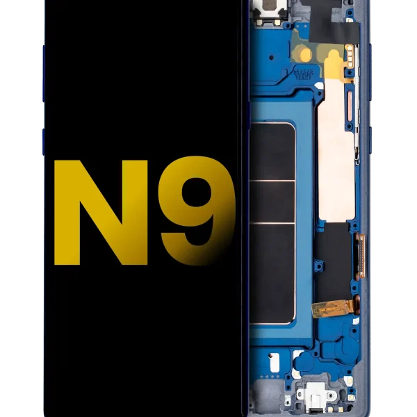 Samsung Galaxy Note 9 Orijinal (Okyanus Mavisi) İçin Çerçeveli ekran Orijinal Ekranı