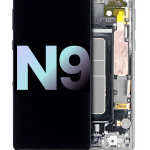 Samsung Galaxy Note 9 (Service Pack) (Bulut Gümüşü) İçin Çerçeveli ekran Orijinal Ekranı Uyumlu