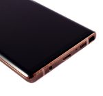 Samsung Galaxy Note 9 (Service Pack) (Metalik Bakır) İle Uyumlu Çerçeveli ekran Orijinal Ekranı - Görsel 2