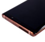 Samsung Galaxy Note 9 (Service Pack) (Metalik Bakır) İle Uyumlu Çerçeveli ekran Orijinal Ekranı - Görsel 5