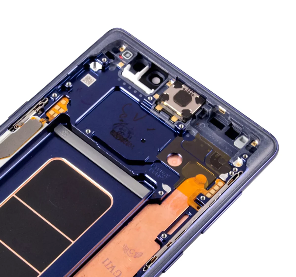 Samsung Galaxy Note 9 (Service Pack) (Okyanus Mavisi) İçin Çerçeveli ekran Orijinal Ekranı - Görsel 3
