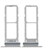 Samsung Galaxy Note10 İle Uyumlu Çift Sim Kart Tepsisi (Aura Glow / Gümüş) - Görsel 2