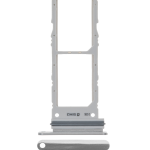 Samsung Galaxy Note10 İle Uyumlu Çift Sim Kart Tepsisi (Aura Glow / Gümüş)