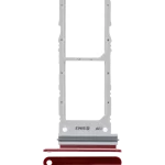 Samsung Galaxy Note10 İle Uyumlu Çift Sim Kart Tepsisi (Aura Red)