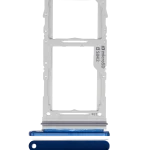 Samsung Galaxy Note10 İle Uyumlu Çift Sim Kart Tepsisi Plus / 5G İle Uyumlu (Aura Blue)