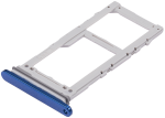 Samsung Galaxy Note10 İle Uyumlu Çift Sim Kart Tepsisi Plus / 5G İle Uyumlu (Aura Blue) - Görsel 5