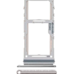 Samsung Galaxy Note10 İle Uyumlu Çift Sim Kart Tepsisi Plus / 5G İle Uyumlu (Aura Glow / Gümüş)