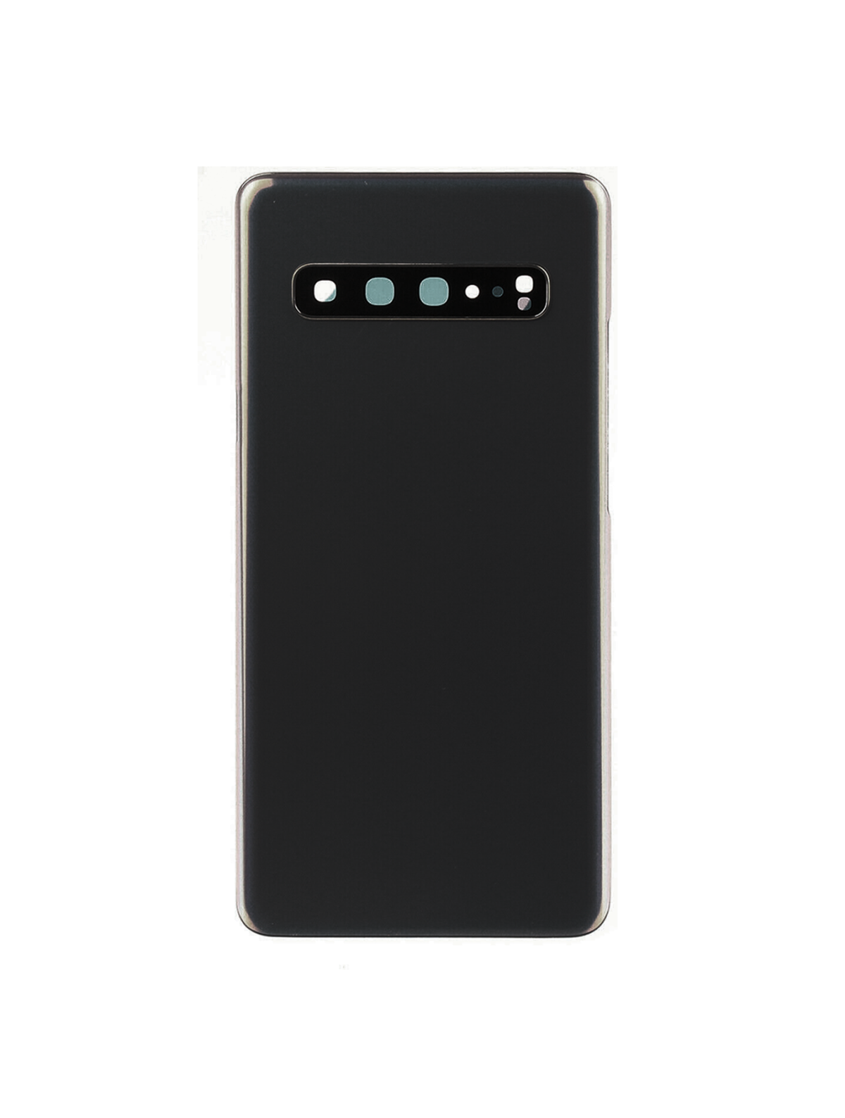 Samsung Galaxy S10 5G İle Uyumlu Arka Kapak Cam Kamera Lensli  (Prizma Siyah) - Görsel 2