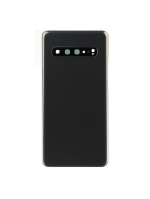 Samsung Galaxy S10 5G İle Uyumlu Arka Kapak Cam Kamera Lensli  (Prizma Siyah) - Görsel 2