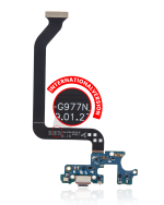 Samsung Galaxy S10 5G İle Uyumlu (G977N) (Uluslararası Sürüm) (Premium) Flex Kablolu Şarj Portu - Görsel 7